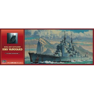 HASEGAWA 640115 1/450 Royal Navy Battleship HMS Vanguard Mastab: 1/450