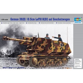 Trumpeter 750353 1/35 Panzer-Feldhaubitze 18 aufSfl. 39 (H) Mastab: 1/35