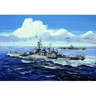 Trumpeter 755734 1/700 BB-55 USS North Carolina Mastab: 1/700