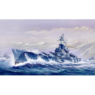Trumpeter 755762 1/700 BB-60 USS Alabama Mastab: 1/700