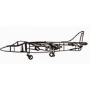 Trumpeter 756259 1/350 AV-8B Harrier Mastab: 1/350