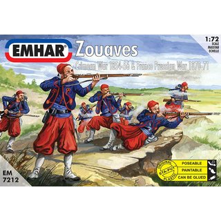 Emhar 937212 1/72 Krim-Krieg: Franzsische Zuaven Soldaten Mastab: 1/72