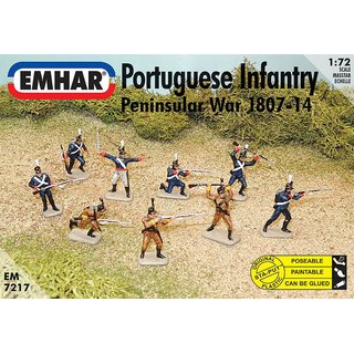 Emhar 937217 1/72 Portugiesische Infanterie und Jger Mastab: 1/72