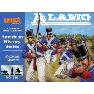Imex 940510 1/72 Amerikanische Geschichte: Mexikanische Infanterie Alamo Mastab: 1/72