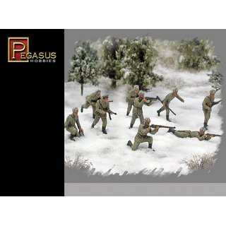 Pegasus 957269 1/72 WWII: Russische Infanterie, Winter Mastab: 1/72
