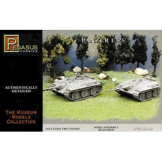 Pegasus 957602 1/72 Deutscher E-25 Panzer, 2 Baustze Mastab: 1/72