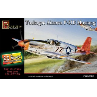 Pegasus 958404 1/48 P-51B Mustang Tuskegee Airmen Mastab: 1/48