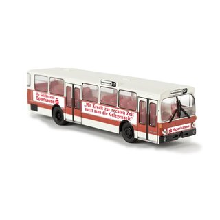 BREKINA 50717 MB O 305 Stadtbus, VHH/Sparkasse Massstab: H0