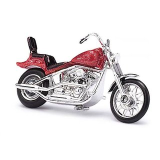 Busch 40153 US Motorrad rot-metallic